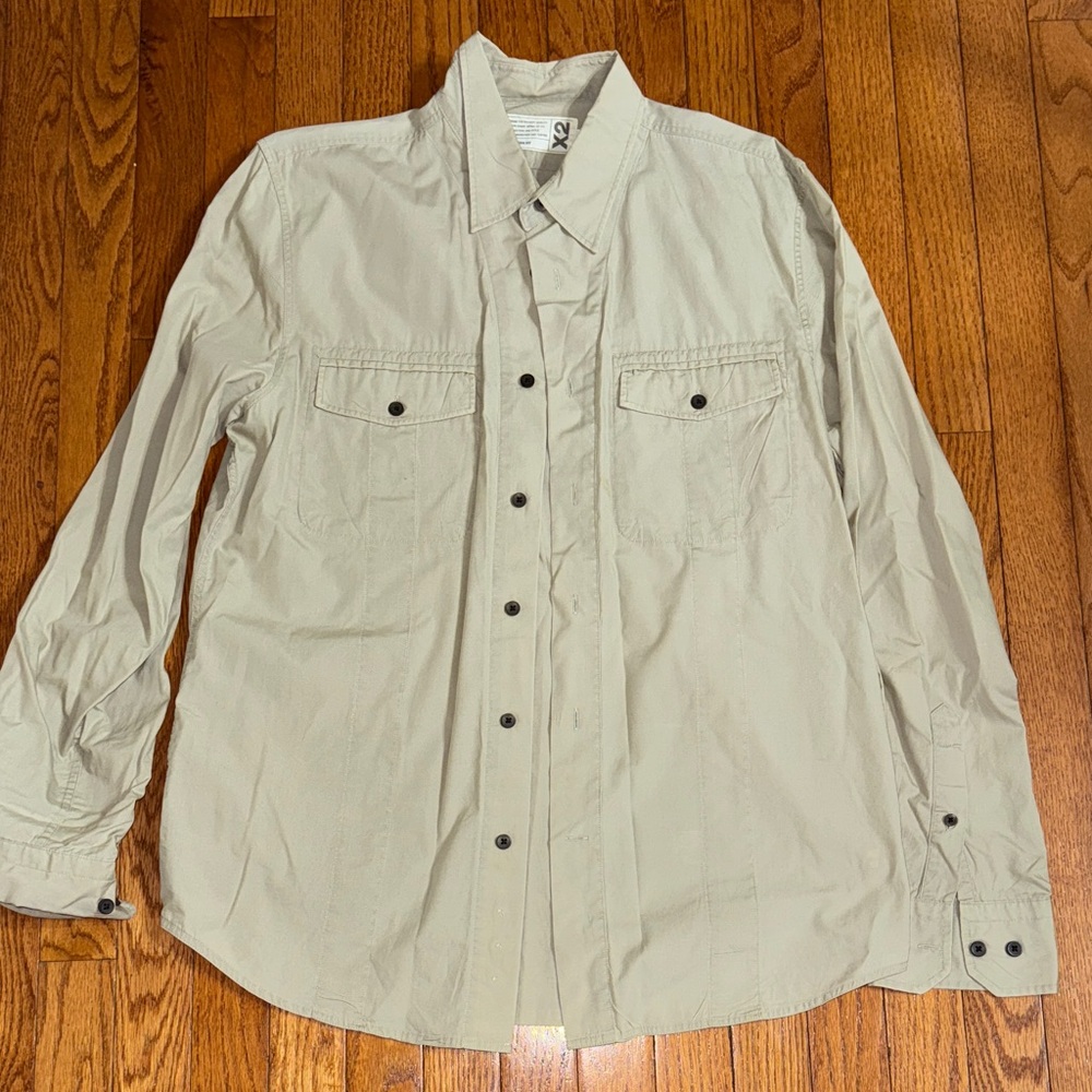 X2 Men's Dress Shirt in Light Tan